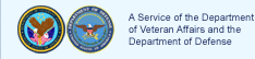 Seals of The Department of Veterans Affairs and the Department of Defense